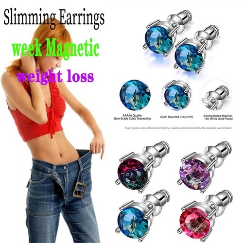 Therapy Earrings Fat Burning Weightloss Earrings Diamond