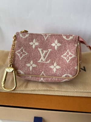 Louis Vuitton Micro Pochette Accessoires Denim Rose Pink