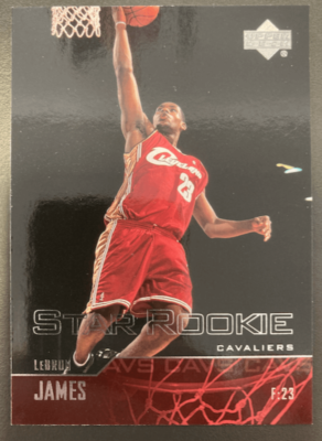 LEBRON JAMES 2003 UPPER DECK STAR ROOKIE - 301 | eBay