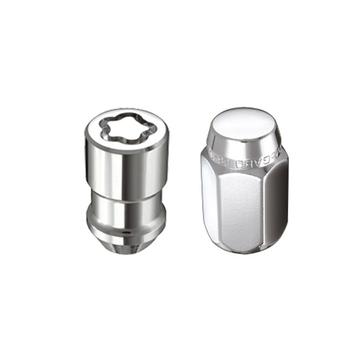 McGard 5-Lug Acorn Lugnut Wheel Install Kit-Chrome (M12x1.25 