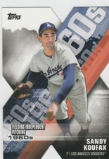 SANDY KOUFAX 2020 TOPPS BASEBALL SERIES 1  Decade of Dominance Die-Cut DODO-7