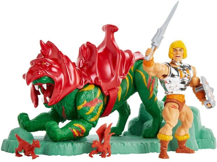 Masters Of The Universe He-Man Battle Armour and Battle Cat Armor Deluxe set