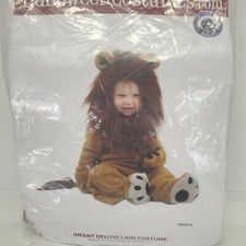 INFANT DELUXE LION COSTUME SIZE 6/9 MONTHS