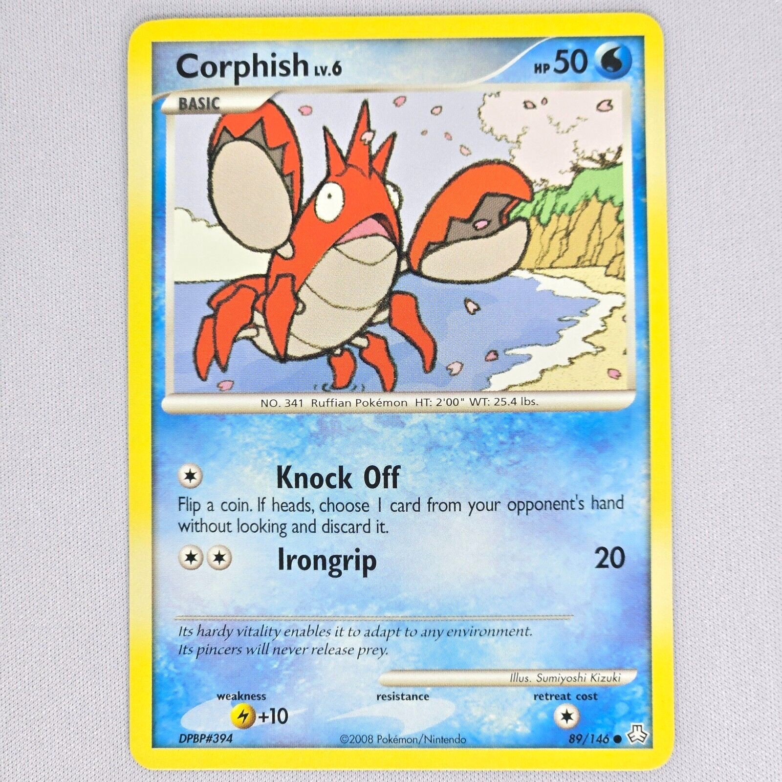Corphish 89/146 Legends Awakened Regular Common Pokemon Card TCG English LP