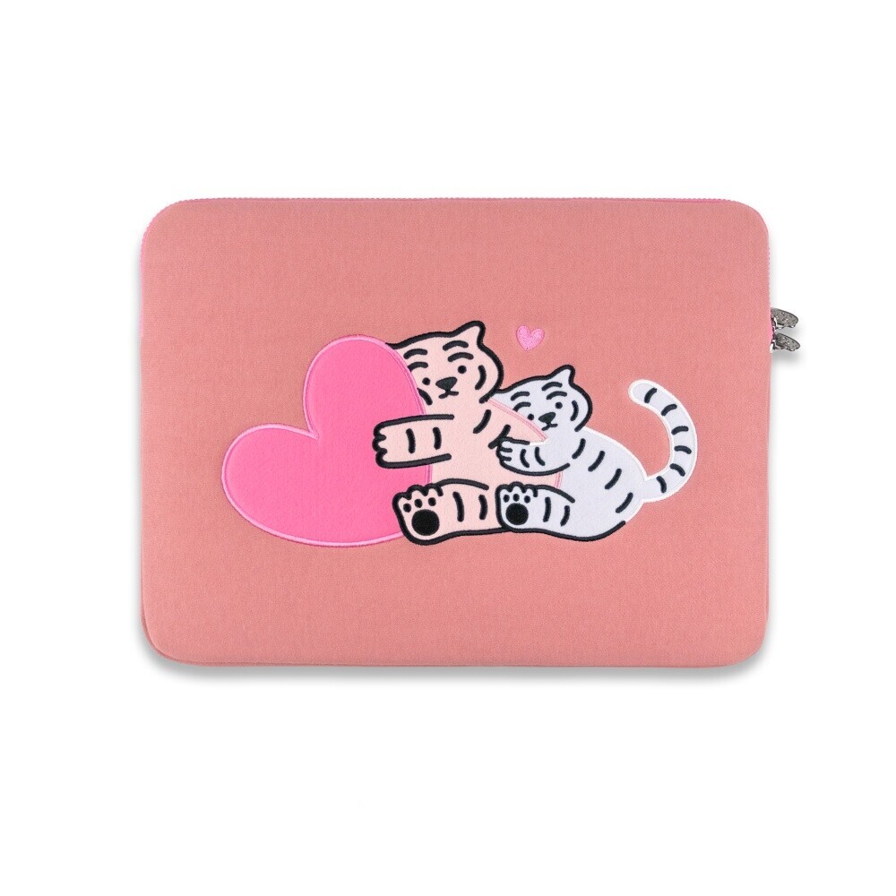 【MUZIK TIGER】Sitting Tiger Laptop/Tablet Pouch(S)_9.7~11 MUZIK TIGER Hug Tiger Laptop Tablet Pouch Sleeve Official