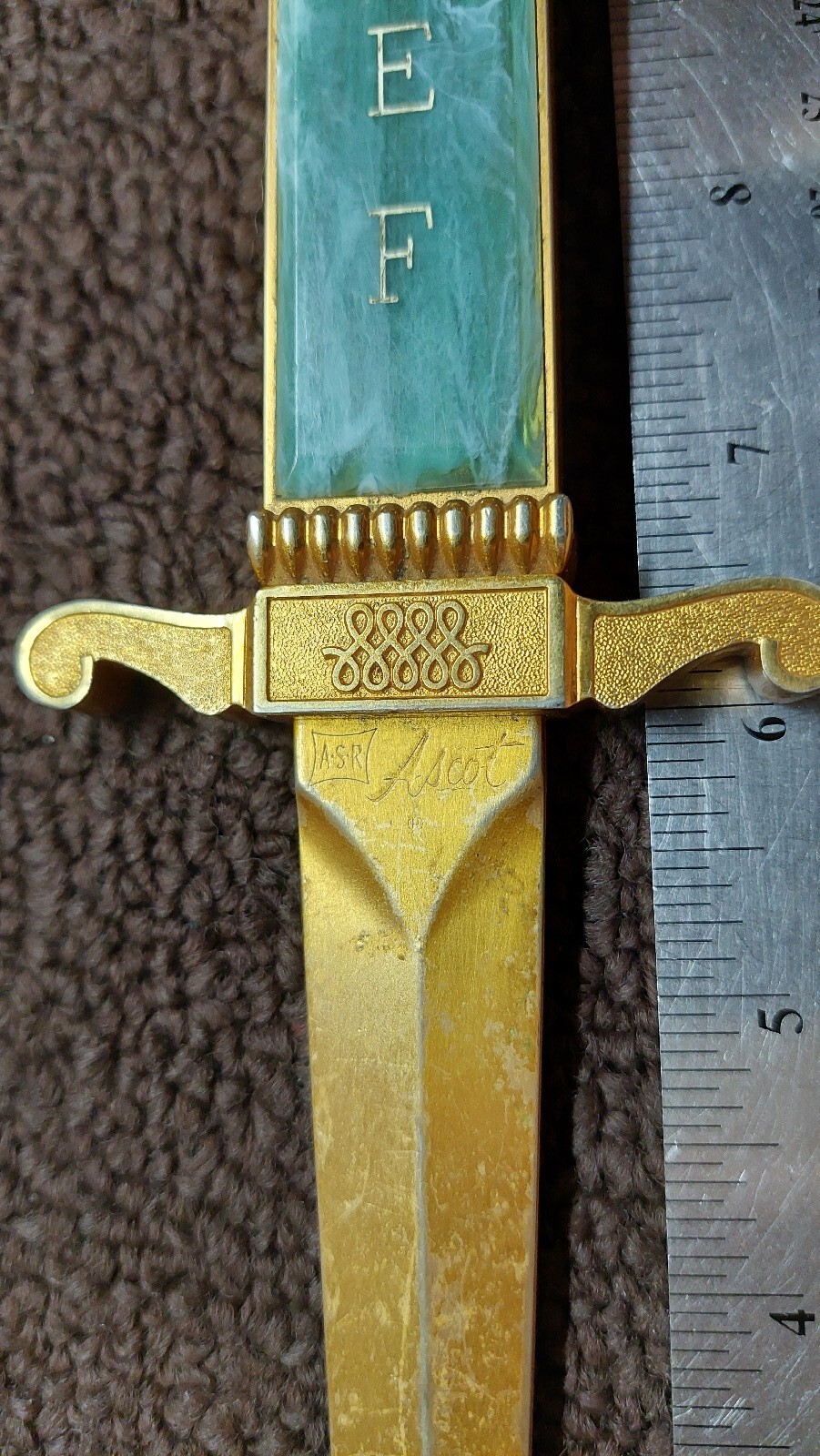 ASR ASCOT DAGGER LIGHTER & LETTER OPENER Medieval Knights Sword Knife