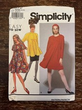 Simplicity 7572 UNCUT Sewing Pattern, Misses' Dress, Tunic, Skirt, Size 18-24