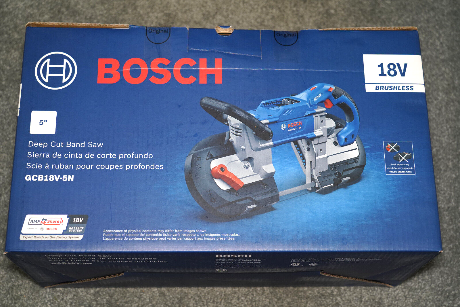 New & Sealed! Bosch GCB18V-5N 18v 5