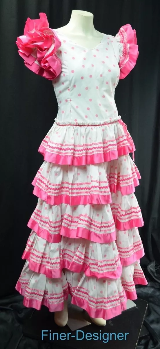 Pink top spanish dress