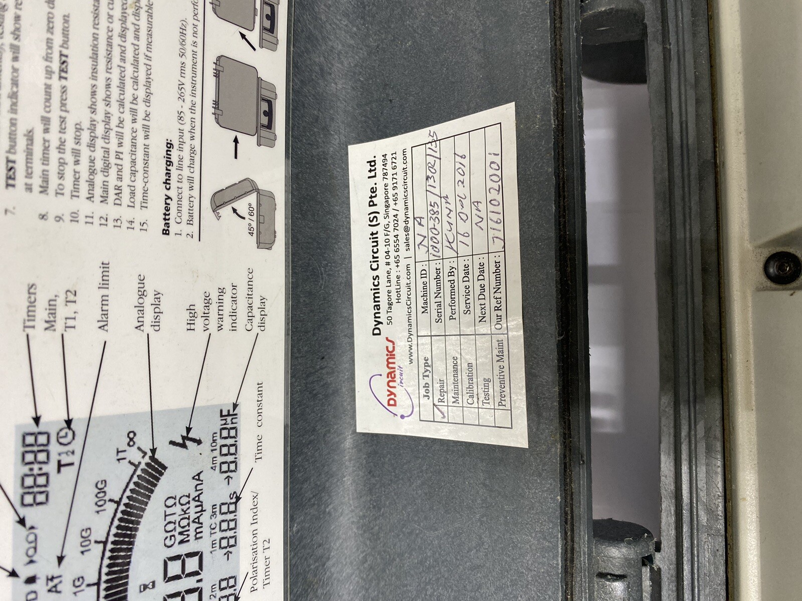 MEGGER S1-1052/2 10 KV INSULATION TESTER  (see Pictures)