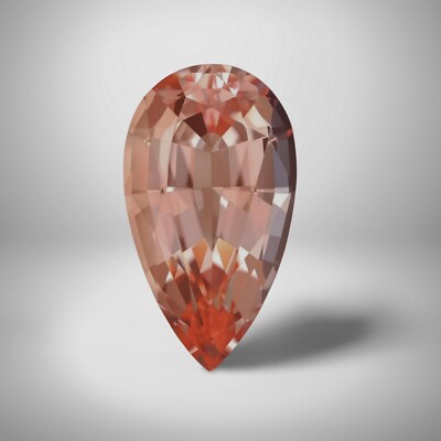 Morganite Pear Cut Gemstone 1.31 Cts - 8x6 mm Lustrous Loose Gem
