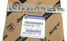 17-20 Chrysler Pacifica Limited Liftgate Hatch Chrome Nameplate Emblem New Oem 17-20 Chrysler Pacifica Limited Liftgate Hatch Chrome Nameplate Emblem New Oem