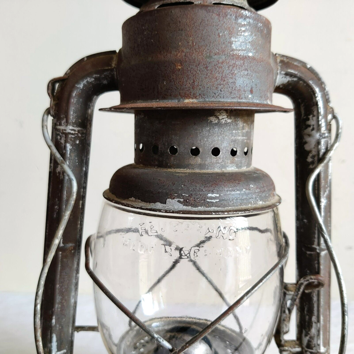 Lanterne Ancienne Feuerhand Nr. 260 – Kérosène, Allemagne, Sans Globe, Rare