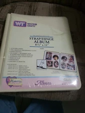 Westrim Crafts Scrapbooking Album Memories Forever 8.5" x 11" Cloth Strap/Hinge