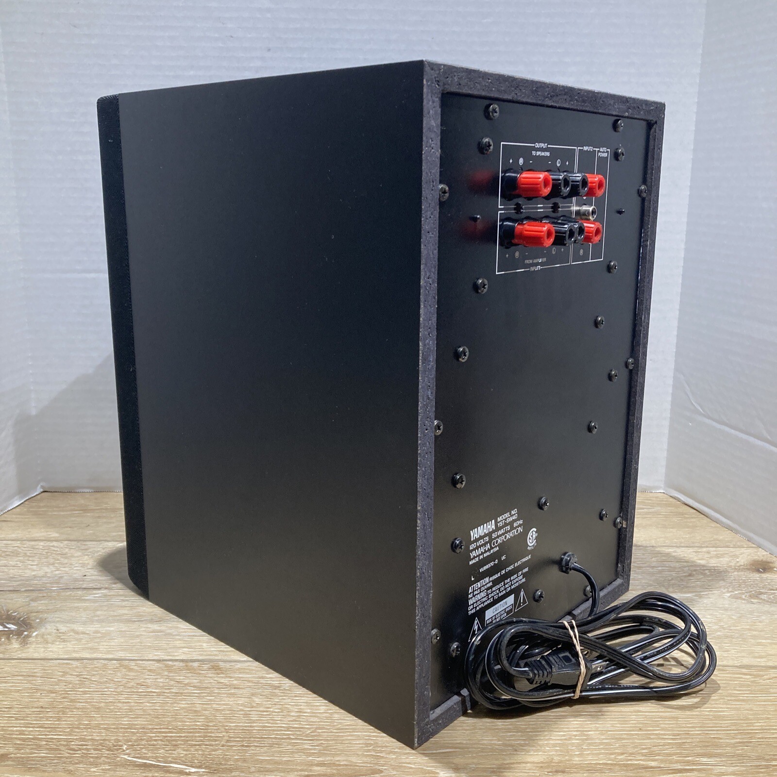 Yamaha YSTSW40 Active Powered Home Cinema Subwoofer 50 Watts