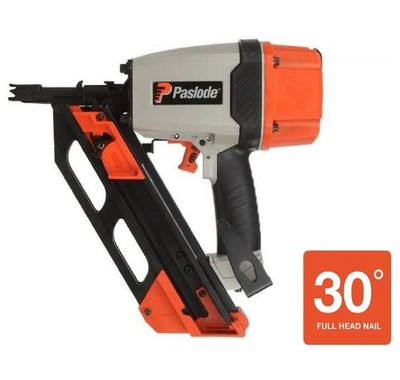 Compact Pneumatic 30° Framing Nailer Aggressive Tooth Tip Dual Mode Trigger