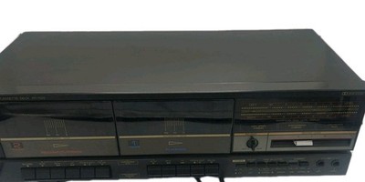 Vintage Sharp RT-1120(BK) Dual Stereo Tape Cassette Deck   Dual  Deck   Dolby NR