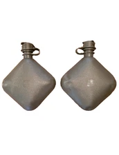 WATER CANTEEN - SET OF 2 - US Military 2 QUART COLLAPSABLE  BLADDER OD  