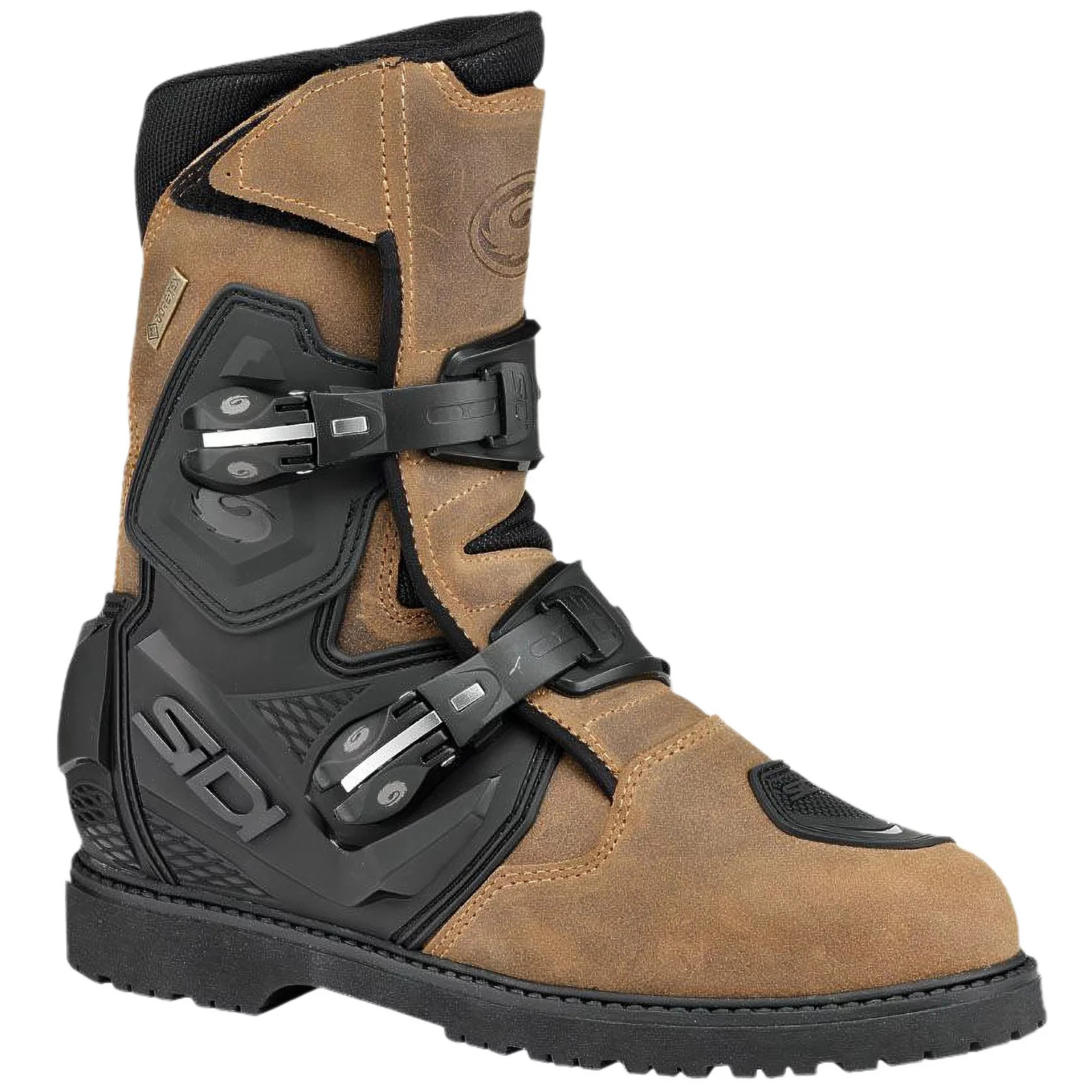 Sidi Mid Adventure 2 Gore-Tex Waterproof Motorcycle Boots - Tobacco - 47