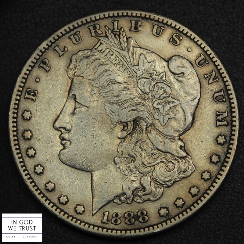 1888 S Morgan Silver Dollar $1