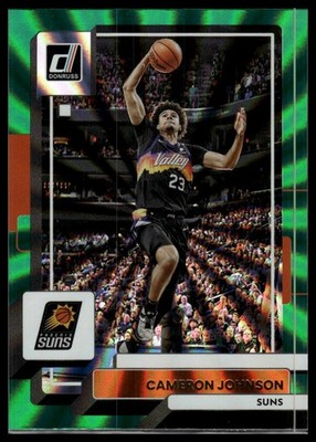2022-23 Donruss #137 Cameron Johnson Holo Laser Green