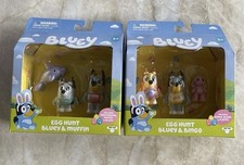 Lot Of 2 Bluey Bingo Muffin Easter Egg Hunt Toy Aldi Exclusi 2026 Figure Set Lot