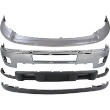 Front Bumper Kit For 2011-2014 Chevy Silverado 2500 HD - Trim and Air Deflector