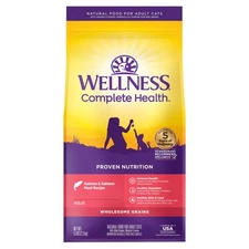 Wellness Complete Health Natural Dry Cat Food with Wholesome Grains, Made in Usa