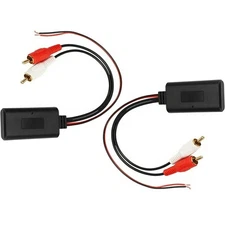 2Pcs Car Wireless Bluetooth Receiver Module AUX Audio Cable Adapter Universal
