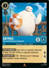 x1 Baymax - Personal Healthcare Companion - 156/204 - Rare Lorcana DLC06 Azurite