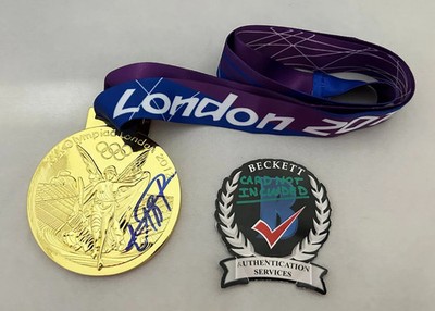Usain Bolt Signed 2012 London Olympics Gold Medal Beckett BAS 1 COA