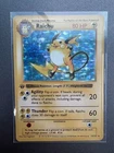 Raichu 14/102 1st Edition Holo Rare Pokemon Base Set WOTC Vintage 1999 Card