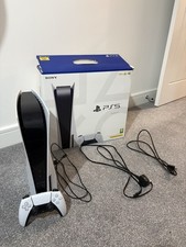 Sony PS5 Disc Edition 825GB Console with Box + DualSense + Cables (Read Desc)