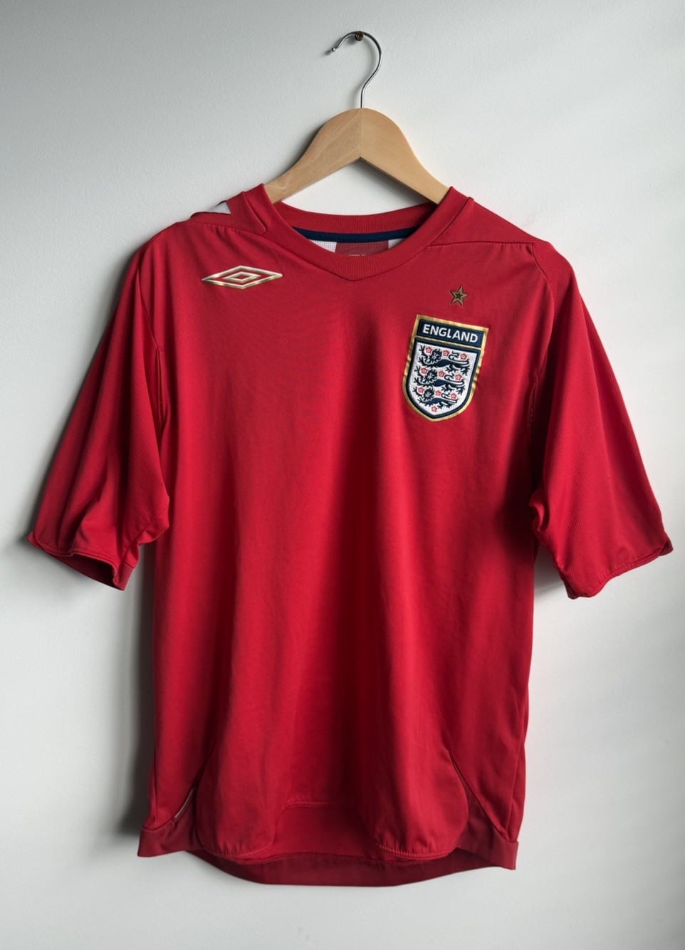 Vintage Umbro England Away Jersey Size Large