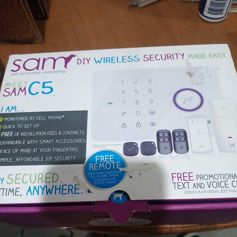 NIB SAM C5 Self Activated Monitoring Security System 