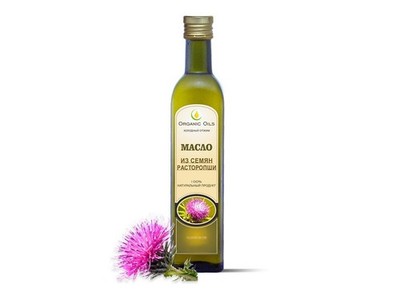 Mariendistelöl kaltgepresst Organic Oils Distelöl Масло расторопши 500 ml