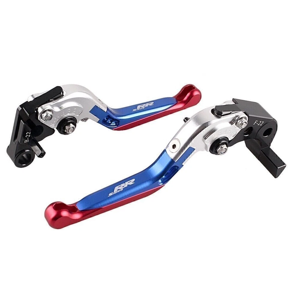 Palancas de embrague de freno extensibles plegables para BMW S1000RR 2010 2011-2014 Foto 2 de 4