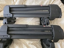 Inno Ina952 Ski Rack Universal Mount Short Holds 3 Fat Skis Or 2 Snowboards