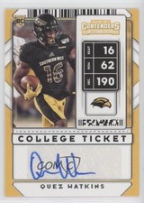 College Ticket Quez Watkins
