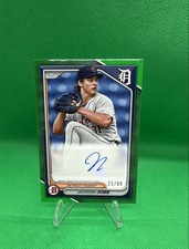 2024 Bowman - Prospect AutoJackson Jobe #PPRA-JJ Green Border /99 (AU, RC)