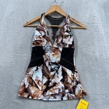 PROFILE BY GOTTEX Top 10 Racerback Tankini Swim Bathing Suit Bikini Top Beach