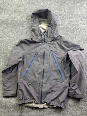 Flylow Jacket Mens Large Gray Polartec NeoShell Hooded Ski Shell Waterproof