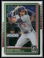 Dylan Crews 2025 Donruss - Optic #54 RC Rated Rookie Washington Nationals