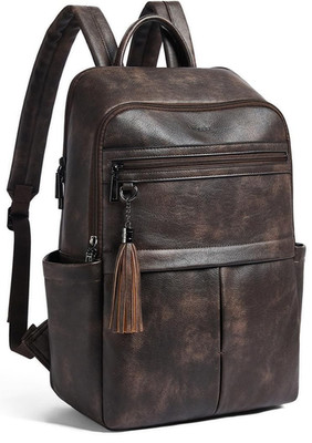 Leather Laptop Backpack for Women Crossbody Bags for Women for Travel Trendy