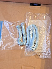 Western Electric Aqua Blue Modular 12' And Standard Telephone Handset Cord