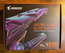 GIGABYTE - X870E AORUS ELITE WIFI7 AMD Socket AM5 ATX DDR5 Wi-Fi 7 Motherboard