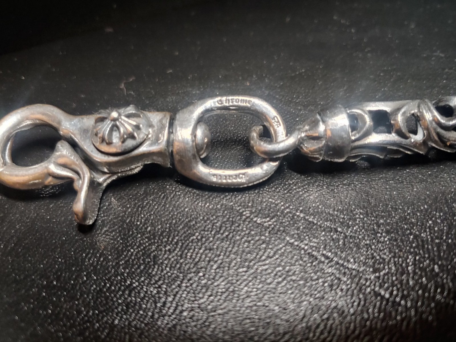 Chrome Hearts Rollers Walet Chain .925autentic Good Condition MI Colection Item thumbnail 15