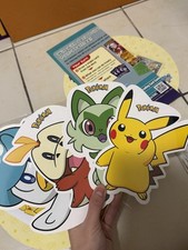 Limited Edition Pok&eacute;mon Stamp Folder set from POS Malaysia with 4 postcards