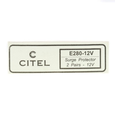 CITEL E280-12V ISOLATED LOOP SURGE PROTECTOR SPD, PIN MOUNT, 12V