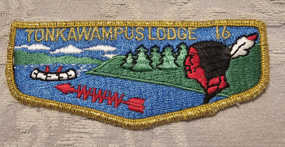 OA Tonkawampus Lodge 16 S1 Flap GMY Bdr. Viking Council 289 Minneapolis, MN [TX-